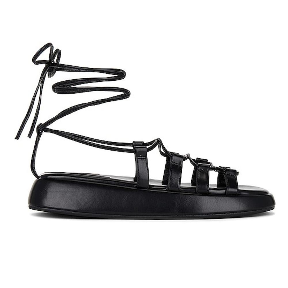 Jeffrey Campbell Strappy Black Innovate Sandals Size 7